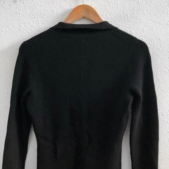 QUINCE Ribbed Knit Collared Dress Size Small - Picture 4 of 7